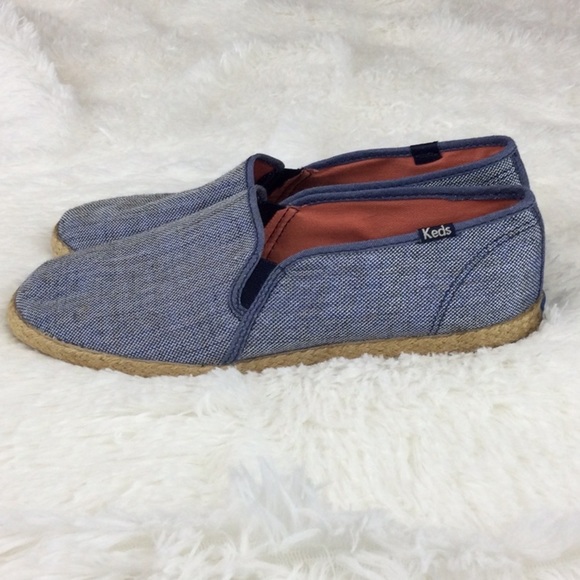 KEDS Slip On Espadrille Shoes Sz 8.5 - Picture 3 of 10